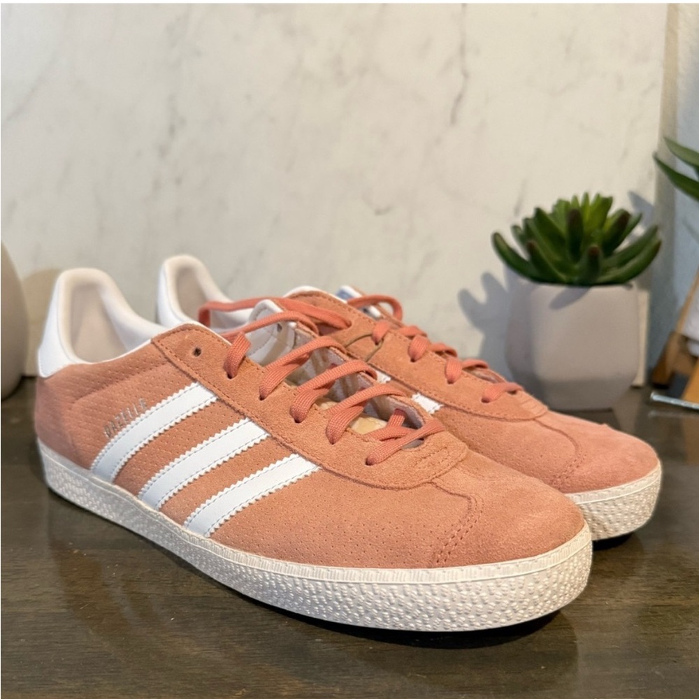 adidas Gazelle J Wonder Clay Pink / White